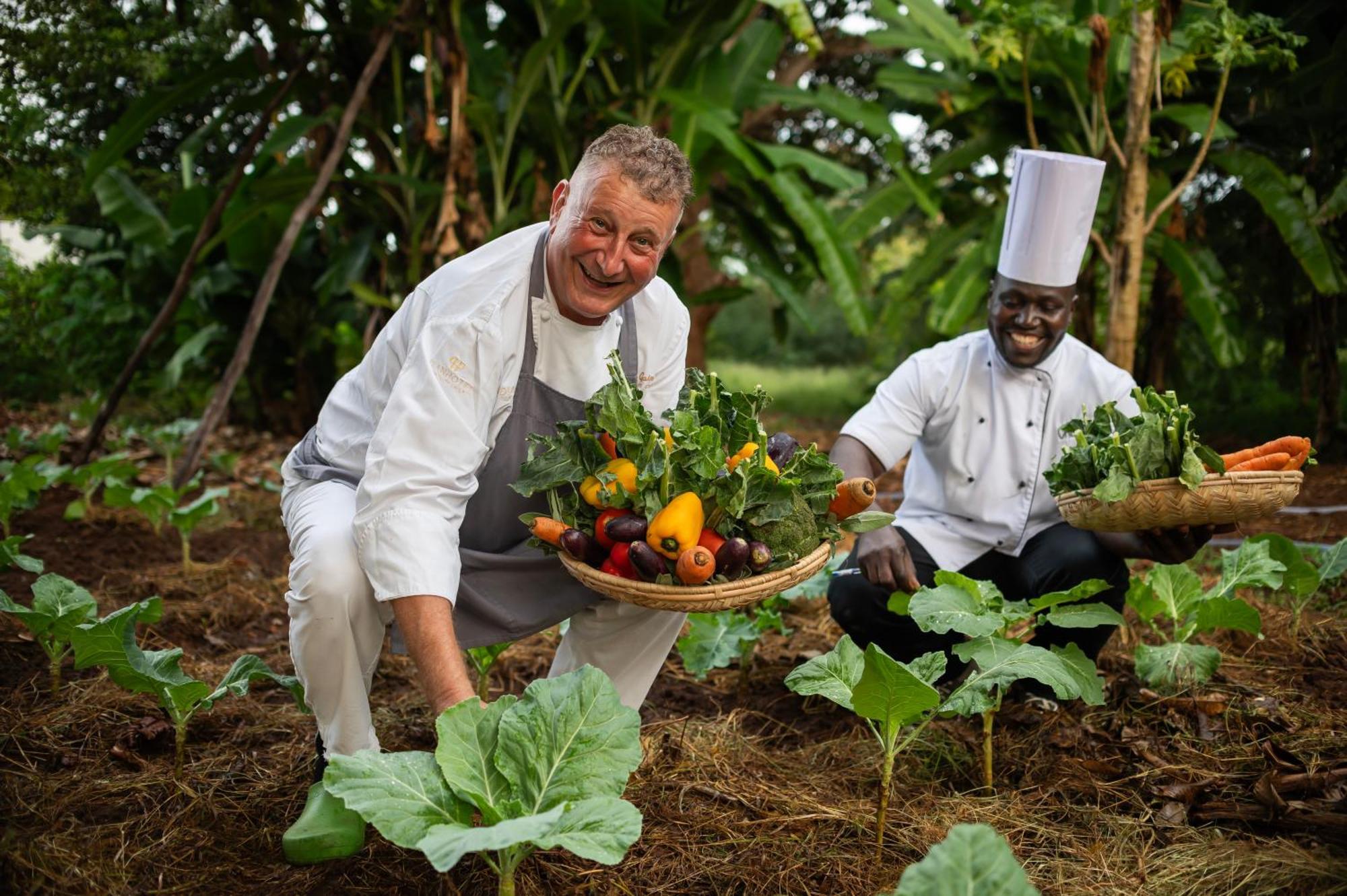 Diamonds Leisure Beach & Golf Resort Diani Beach Εξωτερικό φωτογραφία Chef and his sous-chef in the kitchen garden
